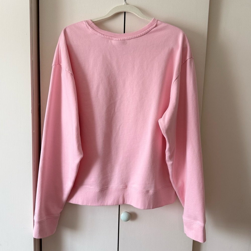 Champion Women's Light Pink Crewneck Sweatshirt - Picture 2 of 5